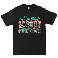 Black coffee scrubs and rubber gloves Premium Tee - MaliasSmallBusiness