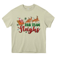 Mossy our team sleigh Heavy Core Tee - MaliasSmallBusiness