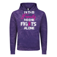 Cloud Purple In This Family No One Fights Alone Cancer Survivor Vintage Hoodie - Bettercallsaul