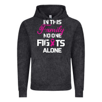 Vintage Black In This Family No One Fights Alone Cancer Survivor Vintage Hoodie - Bettercallsaul