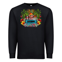 Black Summer Premium Sweatshirt - CowhideDigitalArt