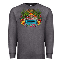 Charcoal Heather Summer Premium Sweatshirt - CowhideDigitalArt