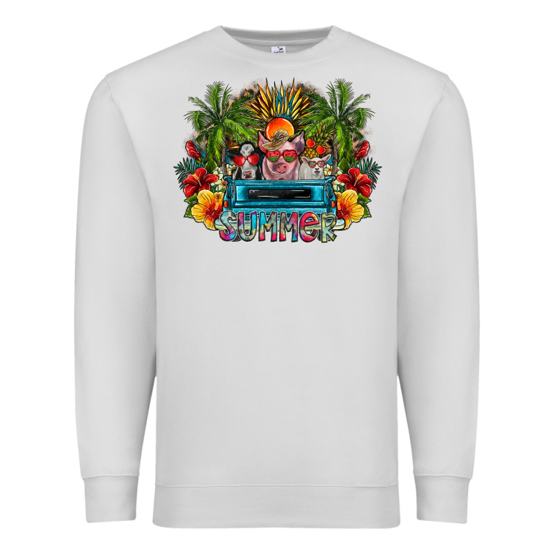 Summer Premium Sweatshirt by CowhideDigitalArt | Teevron