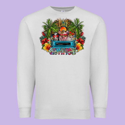 Summer Premium Sweatshirt Designed By Cowhidedigitalart