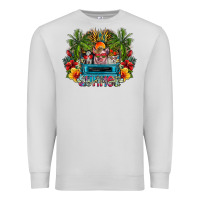 Dove Grey Summer Premium Sweatshirt - CowhideDigitalArt