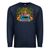 Navy Summer Premium Sweatshirt - CowhideDigitalArt