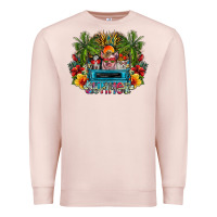 Pale Pink Summer Premium Sweatshirt - CowhideDigitalArt