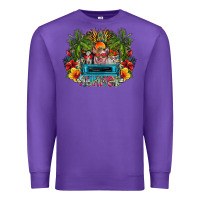 Purple Summer Premium Sweatshirt - CowhideDigitalArt