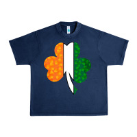 Navy Shamrock Boobs St Patrick's Day design Urban Heavy Tee - Bettercallsaul