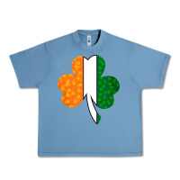 Pebble Blue Shamrock Boobs St Patrick's Day design Urban Heavy Tee - Bettercallsaul