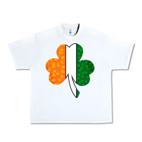 White Shamrock Boobs St Patrick's Day design Urban Heavy Tee - Bettercallsaul
