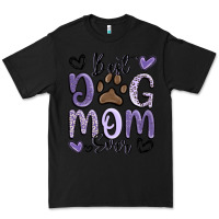 Black best dog mom ever Premium Tee - MaliasSmallBusiness