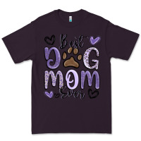 Plum best dog mom ever Premium Tee - MaliasSmallBusiness
