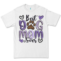White best dog mom ever Premium Tee - MaliasSmallBusiness