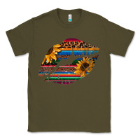 Army Green Aztec Sunflower Lips Classic Tee - Bettercallsaul