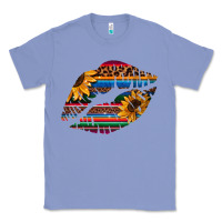 Colony Blue Aztec Sunflower Lips Classic Tee - Bettercallsaul