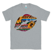 Heather Grey Aztec Sunflower Lips Classic Tee - Bettercallsaul