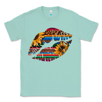 Seafoam Aztec Sunflower Lips Classic Tee - Bettercallsaul