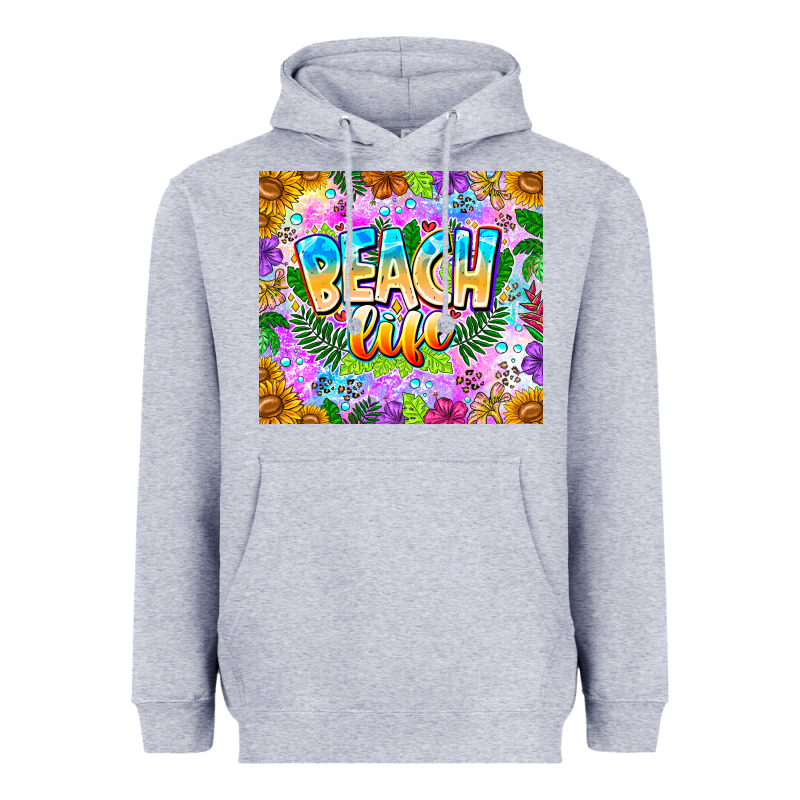 Beach Life Heavyweight Hoodie by CowhideDigitalArt | Teevron