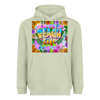 Matcha Beach Life Heavyweight Hoodie - CowhideDigitalArt