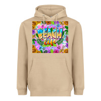 Mushroom Beach Life Heavyweight Hoodie - CowhideDigitalArt