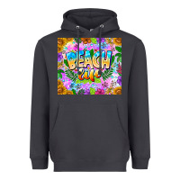 Smoke Beach Life Heavyweight Hoodie - CowhideDigitalArt