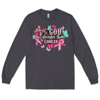 Smoke My god is stronger than Cancer Awareness Long Sleeve Tee - HowdyJamesFarm