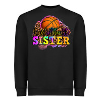 Black basketball sister Heavyweight Sweatshirt - OliviaCreatesArt