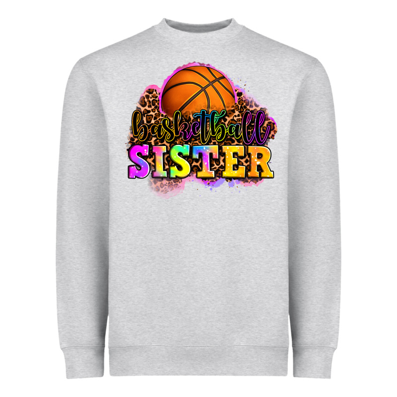 Basketball Sister Heavyweight Sweatshirt by OliviaCreatesArt | Teevron
