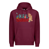 Burgundy nail queen bbs Premium Hoodie - BundleAndBundleShop