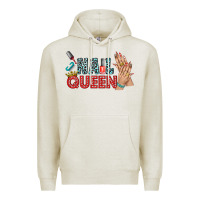 Oatmeal Heather nail queen bbs Premium Hoodie - BundleAndBundleShop