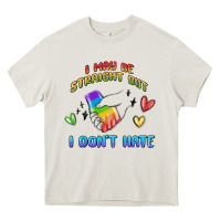 Cream i may be straight pride day Heavy Core Tee - MaliasSmallBusiness