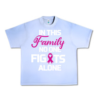 Grape Ice In This Family No One Fights Alone Cancer Survivor Urban Heavy Tee - Bettercallsaul