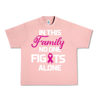 Salmon In This Family No One Fights Alone Cancer Survivor Urban Heavy Tee - Bettercallsaul