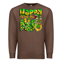 Chestnut Happy St Patricks Rex Day Premium Sweatshirt - CowhideDigitalArt