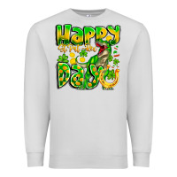 Dove Grey Happy St Patricks Rex Day Premium Sweatshirt - CowhideDigitalArt