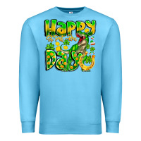 Ocean Blue Happy St Patricks Rex Day Premium Sweatshirt - CowhideDigitalArt