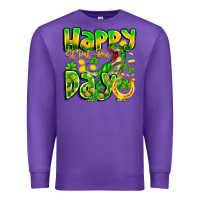 Purple Happy St Patricks Rex Day Premium Sweatshirt - CowhideDigitalArt