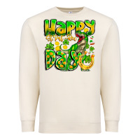 Sandshell Happy St Patricks Rex Day Premium Sweatshirt - CowhideDigitalArt