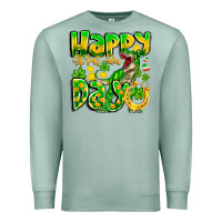 Seafoam Happy St Patricks Rex Day Premium Sweatshirt - CowhideDigitalArt