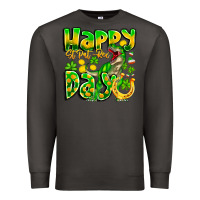 Smoke Happy St Patricks Rex Day Premium Sweatshirt - CowhideDigitalArt