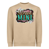 Mushroom blessed mini Heavyweight Sweatshirt - OliviaCreatesArt