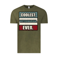 Vintage Olive coolest veterinarian ever Vintage Tee - Bettercallsaul