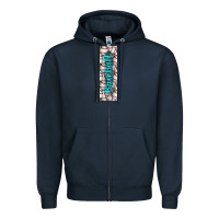 Navy softball and baseball pen wraps Zipper Hoodie - BundleAndBundleShop