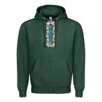 Sports Green softball and baseball pen wraps Zipper Hoodie - BundleAndBundleShop