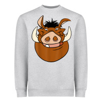 Heather Grey Lion518 Heavyweight Sweatshirt - tuanDangUi