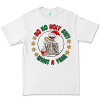 White ho ho holly shit skeleton santa Premium Tee - MaliasSmallBusiness