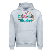 Heather Grey easter blessing with  cross Urban Hoodie - Artiststas