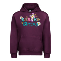 Mauve Wine easter blessing with  cross Urban Hoodie - Artiststas