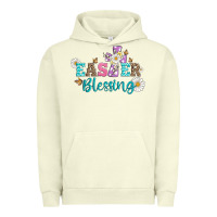 Pigment Pistachio easter blessing with  cross Urban Hoodie - Artiststas